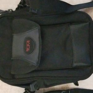 Tumi Crossbody Canvas Bag